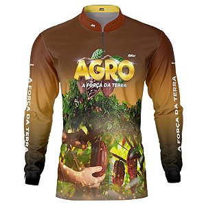 Camisa Agro BRK Cultivo de Cacau com UV50 +