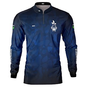 Camisa Agro BRK Azul Símbolo Agronomia com UV50 +