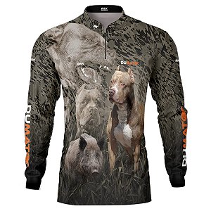 Camisa de Caça BRK DuMato 2.0 Pitbull Americano com UV50 +
