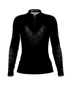 Camisa Country BRK Boiadeira Strass 3 com UV50 +