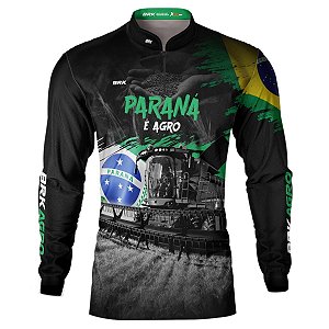 Camisa Agro BRK Agro é Paraná com UV50 +