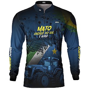 Camisa Agro BRK Agro é Mato Grosso do Sul com UV50 +