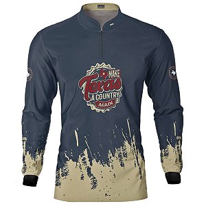 Camisa Agro BRK Make Texas a Country Again com UV50+