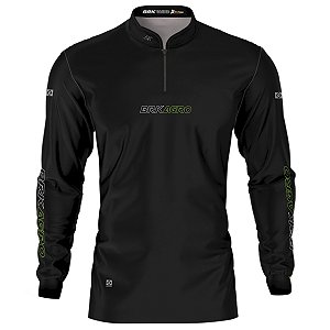 Camisa Agro Básica BRK Preta com Proteção UV50+