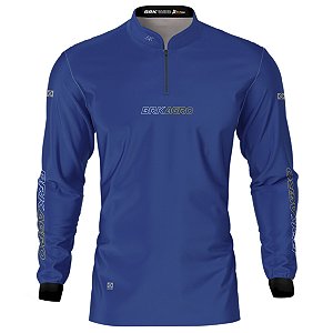 Camisa Agro Básica BRK Azul com Proteção UV50+