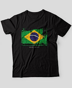 Camiseta Agro Brk Bandeira Brasil Algodão Egípcio