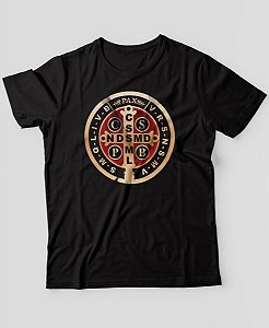 Camiseta Agro Brk Medalhão São Bento Algodão Egípcio