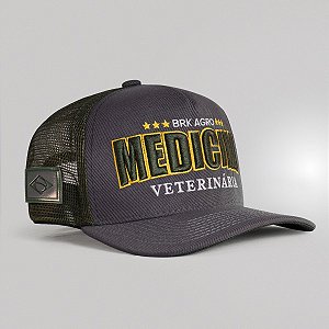 Boné Agro Brk Trucker Medicina Veterinária