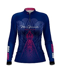 Camisa Agro Feminina  BRK Nossa Senhora Mãe Aparecida com UV50+