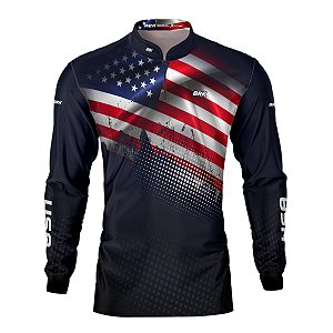 Camisa Agro BRK Estados Unidos com UV50 +