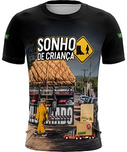 Camiseta Agro Brk Sonho de Criança com UV50 +