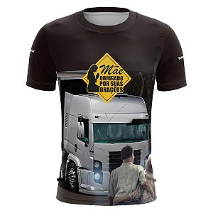 Camiseta Agro Brk Mãe Obrigado por Suas Orações com Proteção UV50+