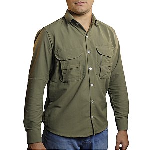 Camisa Work BRK com Proteção UV50+ - Caqui