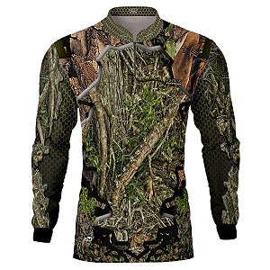 Camisa de Caça BRK Camuflada Stealth Series com UV50 +