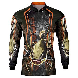 Camisa de Pesca BRK Camuflada Pirarara com UV50 +