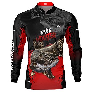 Camisa de Pesca BRK Traíra Monster com UV50 +