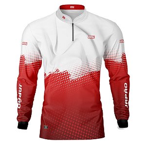 Camisa de Pesca BRK Bandeira Japão com UV50 +