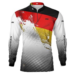 Camisa de Pesca BRK Bandeira Alemanha com UV50 +