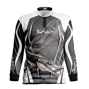 Camisa de Pesca Infantil BRK Pintado Surubim com UV50 +