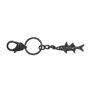 Chaveiro Pescador BRK Robalo Grafite