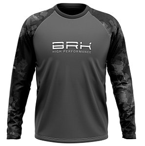Camisa Raglan BRK Unlimited Camuflado com UV50 +