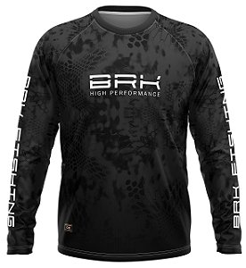 Camisa Raglan BRK Unlimited Gray com UV50 +