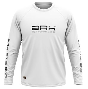 Camisa Raglan BRK Unlimited White com UV50 +