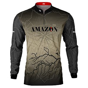 Camisa de Pesca BRK Amazon Cidade Perdida com UV50 +
