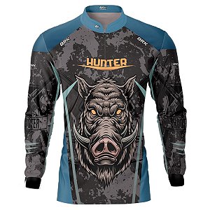 Camisa de Caça BRK  Javali Camuflado com UV50 +
