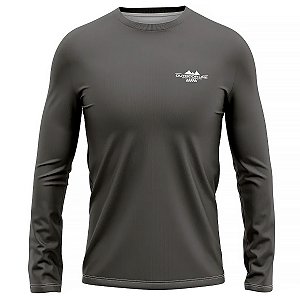 Camisa Térmica Infantil BRK Cinza com UV50 +