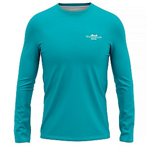 Camisa Térmica Infantil BRK Turquesa com UV50 +