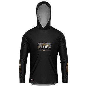 Camisa de Pesca com Capuz BRK Amazing Outdoors com UV50 +