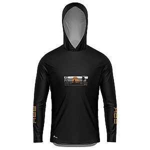 Camisa de Pesca com Capuz BRK Explore Camping com UV50 +