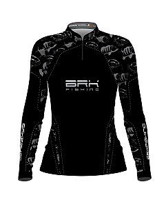 Camisa de Pesca Feminina BRK Tucunaré Cammo com Proteção UV50+