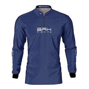 Camisa de Pesca BRK Select Pursuit Jeansfit Blue Com UV50+