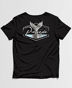Camiseta Casual BRK Cauda Prateada em Algodão Egípcio