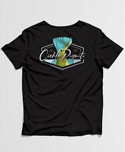 Camiseta BRK 'Cauda Tucunaré Azul' Algodão Egípcio