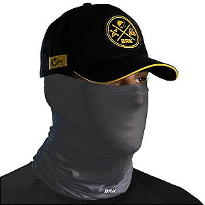 Bandana Tubeneck Brk Cinza Lisa Com Proteção UV50+