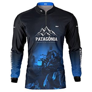 Camisa Motociclista Brk Motorcycling Patagônia com UV50+