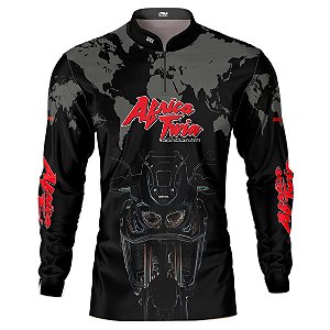 Camisa Motociclista Brk Moto África Twin 1100CC com Uv50