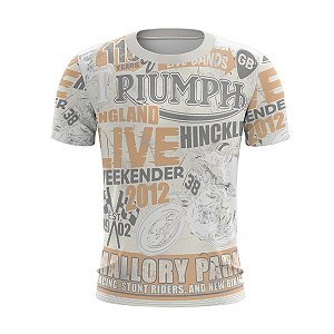 Camiseta de Motociclismo Brk Mallory Park com Uv 50