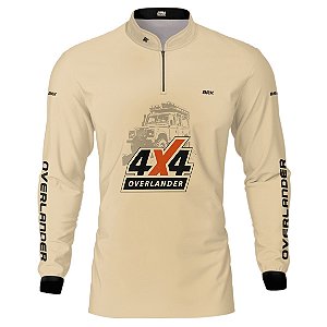 Camisa Overland Brk 4X4 Bege com Uv50