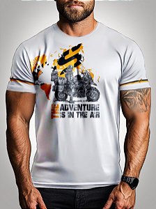 Camiseta Casual Brk Motociclismo BMW GS Big Trail II com UV50+