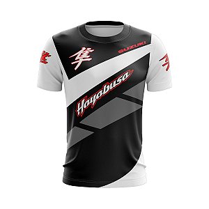 Camiseta Hayabusa Casual 03 Brk Motociclismo Tecido Dry com UV 50+