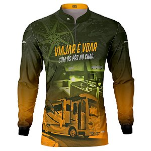 Camisa Off Road BRK Ônibus Motorhome com Proteção UV50+