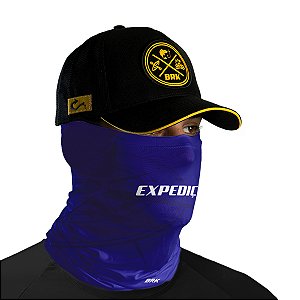Bandana Tubeneck Brk Expedição Motos Azul UV50+