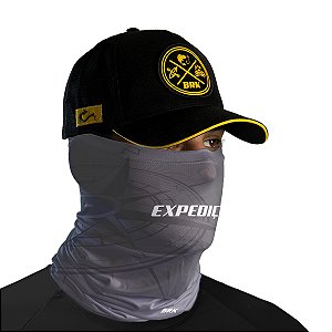 Bandana Tubeneck Brk Expedição Motos Cinza UV50+