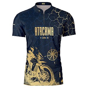 Camisa Motociclismo BRK Atacama Manga Curta com UV50+