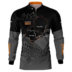 Camisa Motociclista BRK 4x4 Sudeste com Proteção UV50+