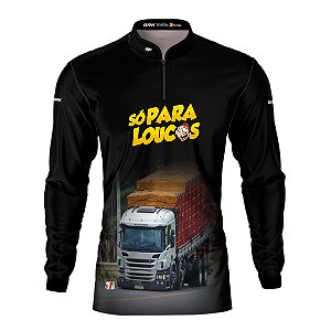 Camisa de Caminhão Brk Só Para Loucos Com Proteção UV50 +